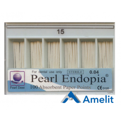 Штифти паперові 0.4 кон., №15 (Pearl Dent), 100 шт./пак.